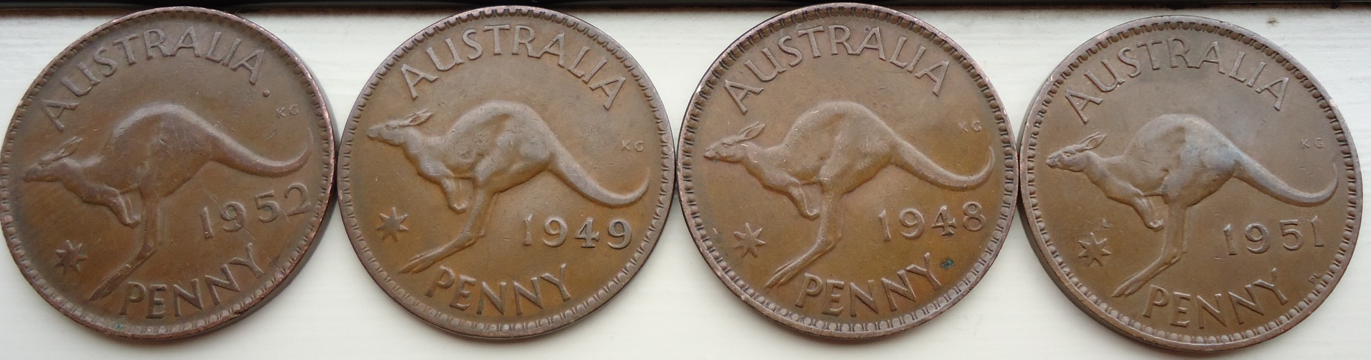 Best-Grade-Pennies-In-The-Common-Dates-Pile-Aus-Obvs----Grading